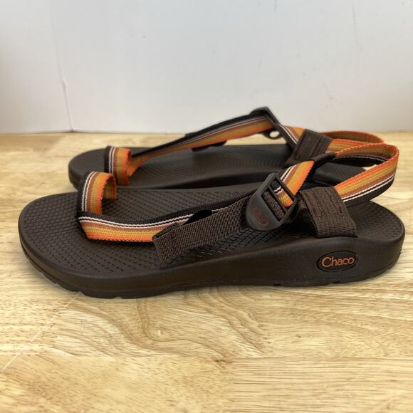 Chaco Bodhi Toe Loop Sports Sandals Belt Java Brown Orange Strap Mens Size 7 main image 9